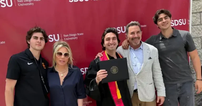 Adrienne Maloof and Paul Nassif reunite for son’s graduation