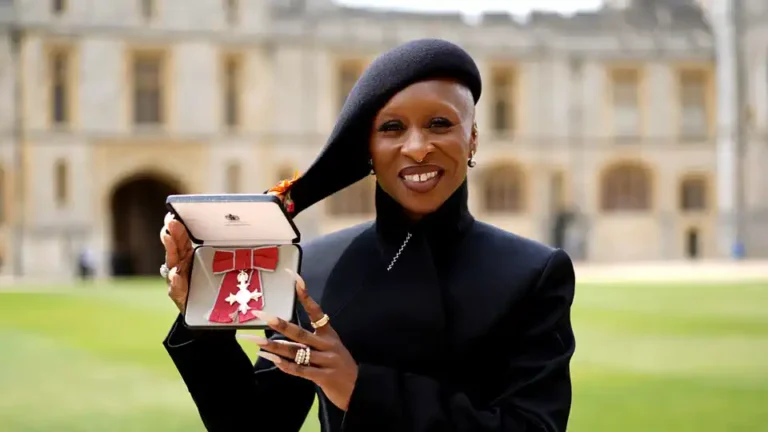 Cynthia Erivo receives MBE from Prince William at Windsor Castle