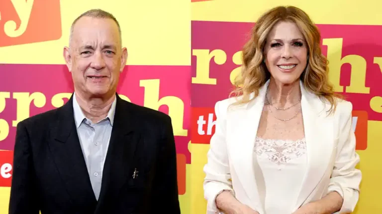 Tom Hanks supports Rita Wilson at Celebrity Autobiography opening