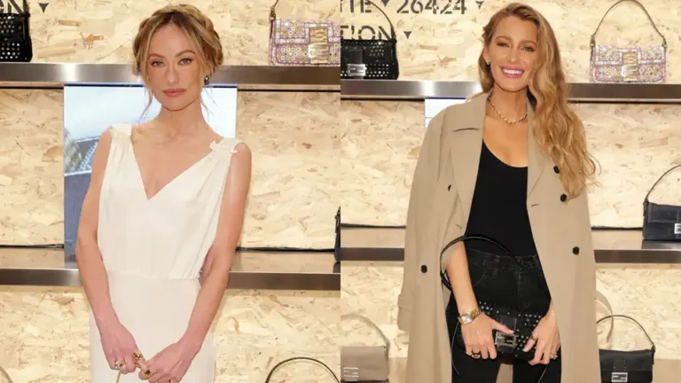 Blake Lively and Olivia Wilde attend Fendi Baguette event in NYC