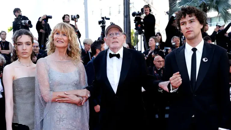 Laura Dern supports Bruce Dern at Cannes in family red carpet outing