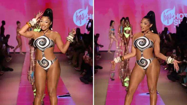 Megan Thee Stallion’s Miami Swim Week moment proves post-breakup celebrity image resets now happen on the runway before they happen in interviews