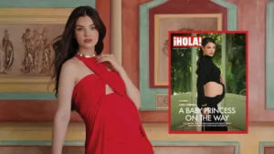 Nadia Ferreira’s first pregnancy photoshoot shows how celebrity maternity coverage now works best when luxury styling still leaves room for family narrative and controlled intimacy